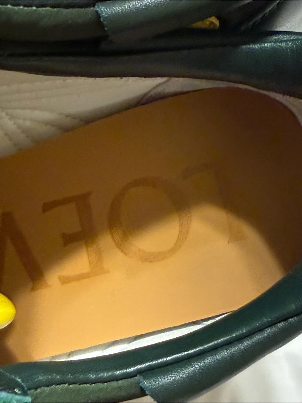 AUTHENTIC LOEWE FLOW SNEAKERS GRADIENT GREEN